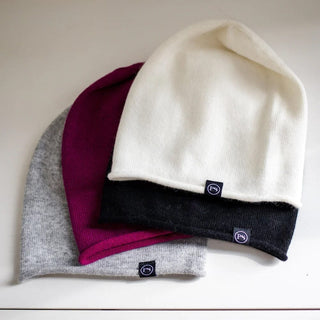 Rolled Edge Cashmere Beanie Hats Pretty Simple 