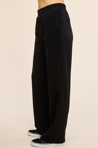 Scuba Knit High Rise Sweatpants