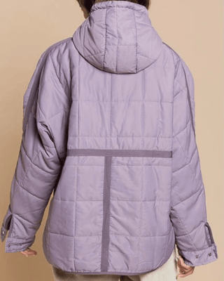 Modern Quilted Puffer Hoodie Coats & Jackets POL 